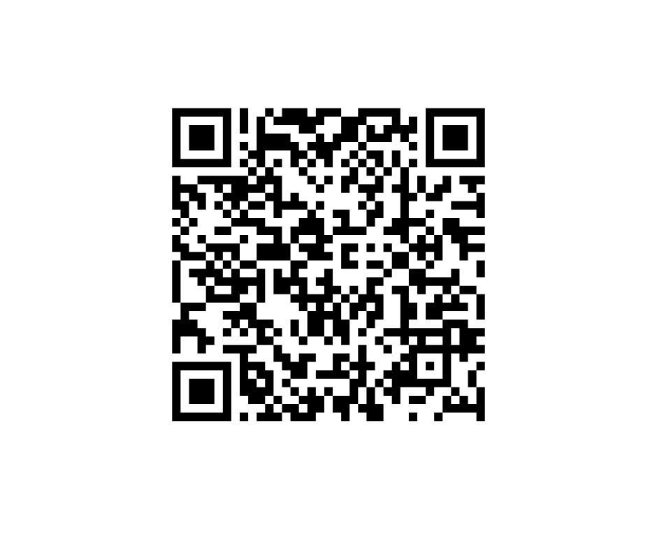 Black and white pixelated square, scan with phone camera to be taken to Council's website