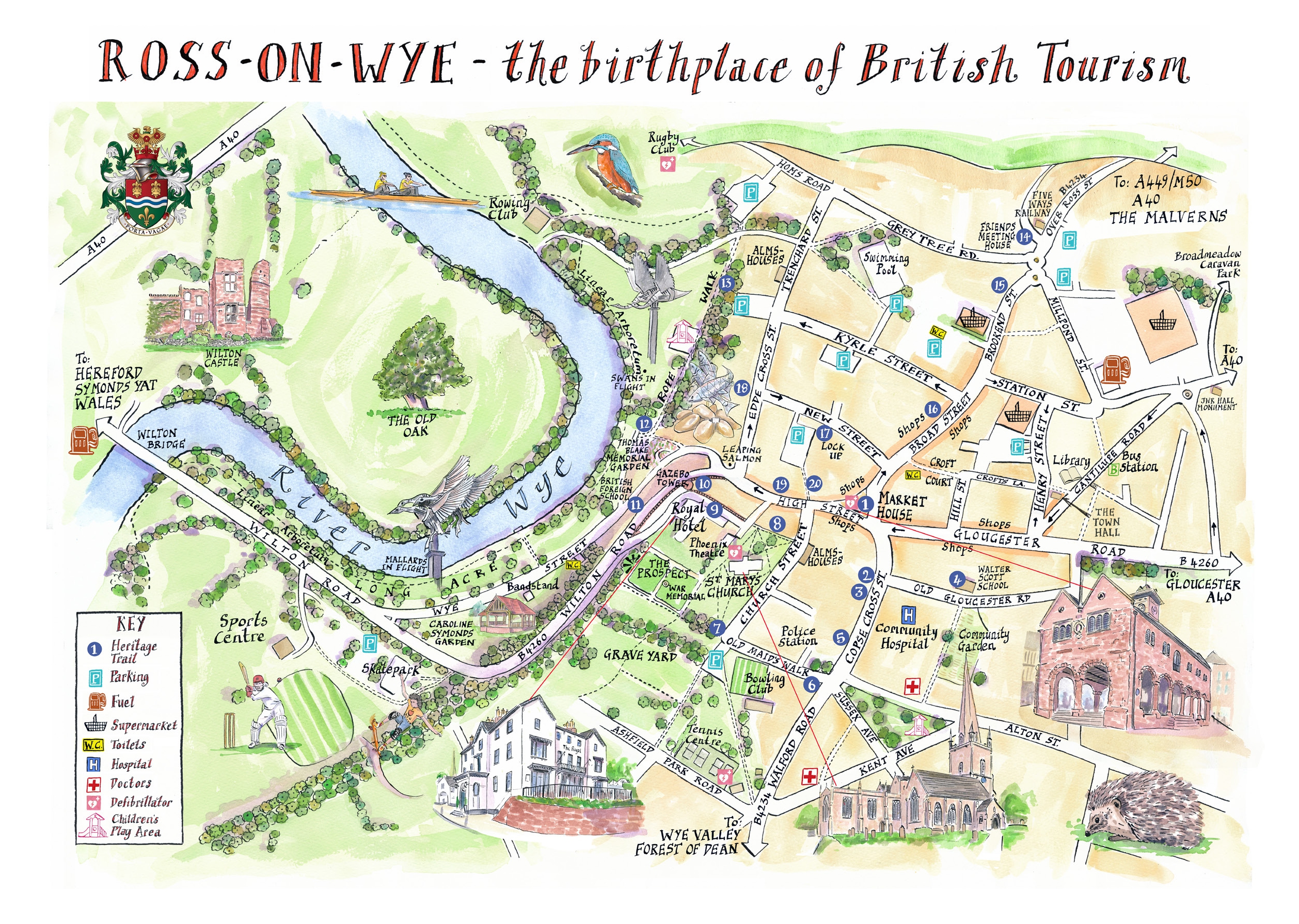 illustration of Ross Town Centre